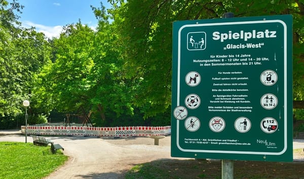 Spielplatz Glacis-West teilweise gesperrt